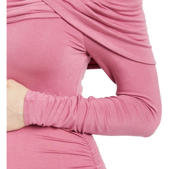 Pink Maternity Dress - Picture 4 of 4